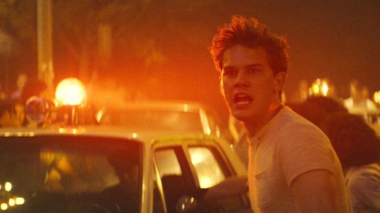 Jeremy Irvine in Stonewall