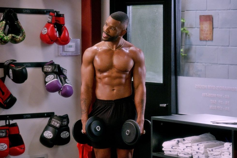 Jermelle Simon as Bernard Upshaw Jr. on The Upshaws