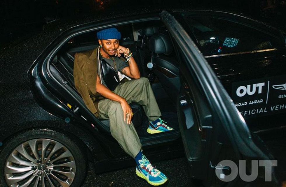 Jerome Lamaar arrives at The Road Ahead Summit Presented By Genesis