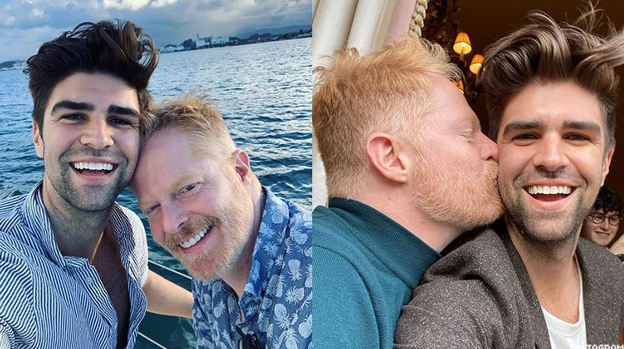 Jesse Tyler Ferguson and Justin Mykita