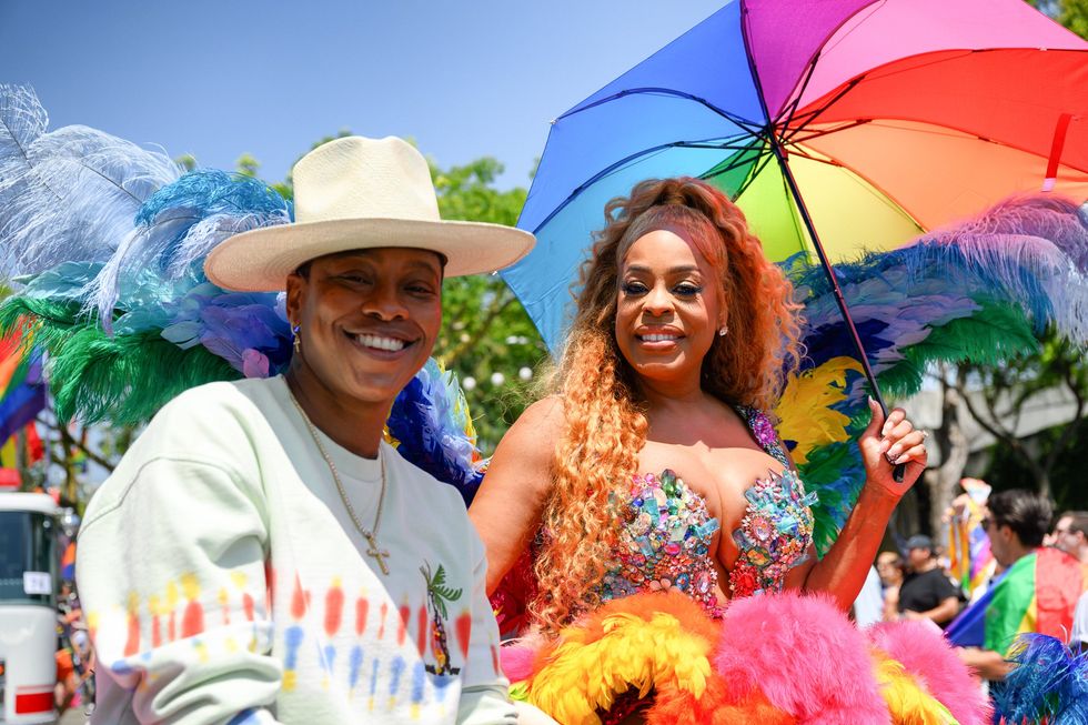 Jessica Betts & Niecy Nash-Betts at WeHo Pride Parade 2023