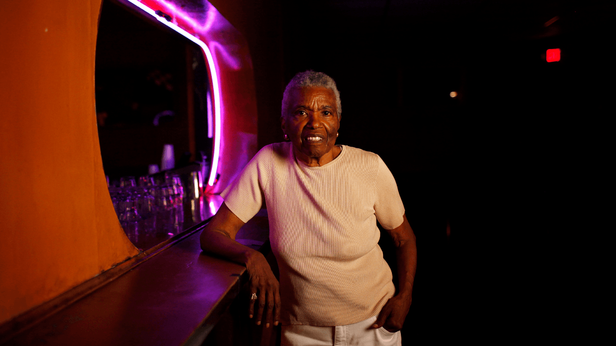 Jewel Thais-Williams, owner of the nightclub, Jewel's Catch One, photographed in the now-closed nightclub.
