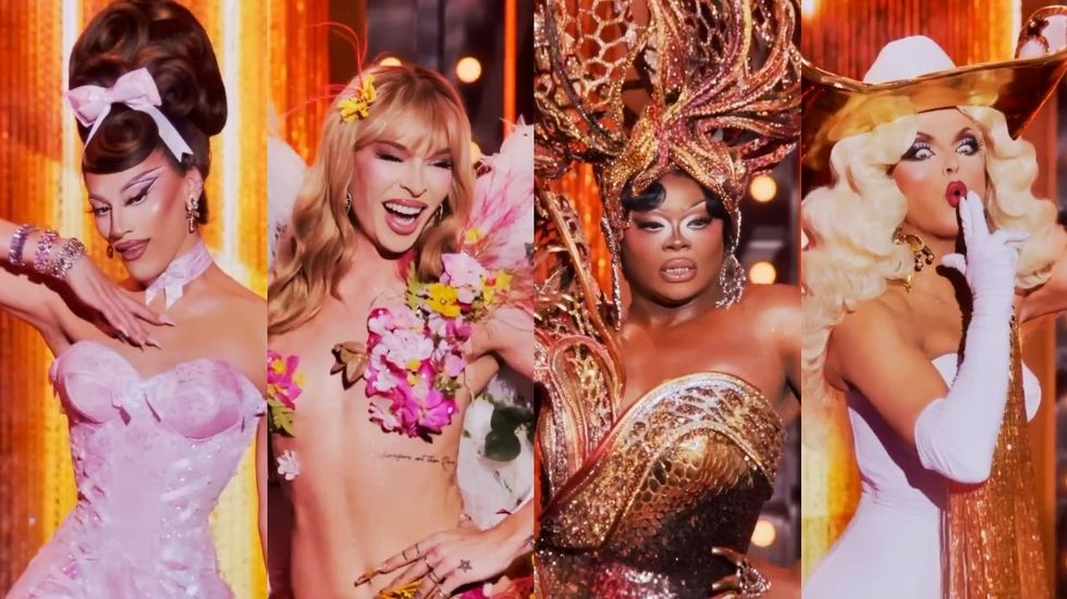 Jewels Sparkles; Lexi Love; Onya Nurve; Sam Star on \u200bRuPaul's Drag Race\u200b season 17 finale