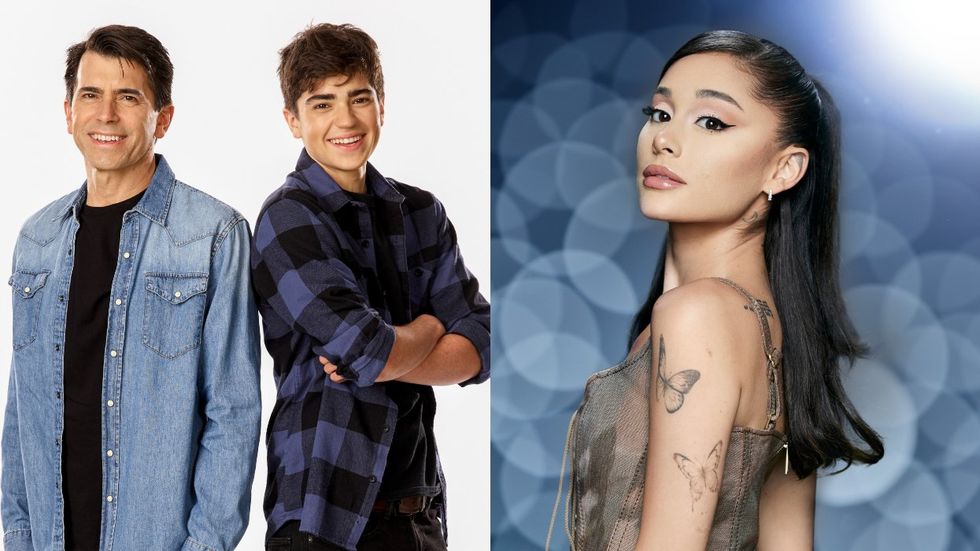 Jim and Sasha Allen; Ariana Grande on The Voice season 21