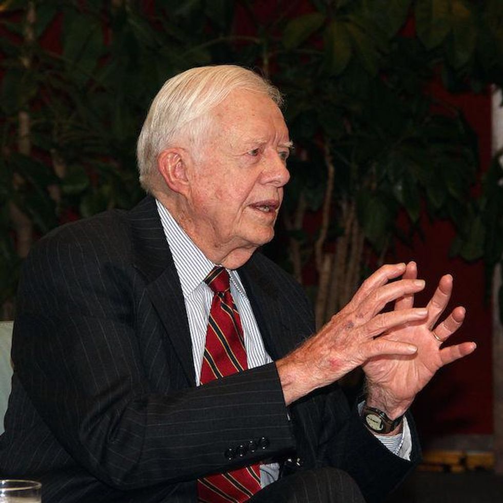 Jimmy Carter flip flops on marriage