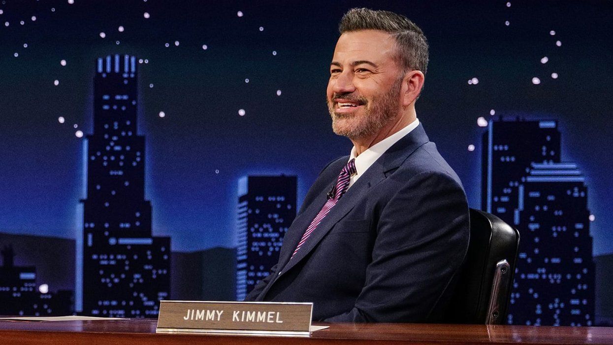 Jimmy Kimmel hosting his Live late night talk show