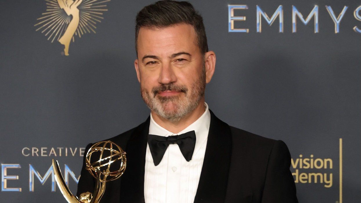 Jimmy Kimmel with his award for Outstanding Game Show Host at the Creative Arts Emmys, September 7, 2025