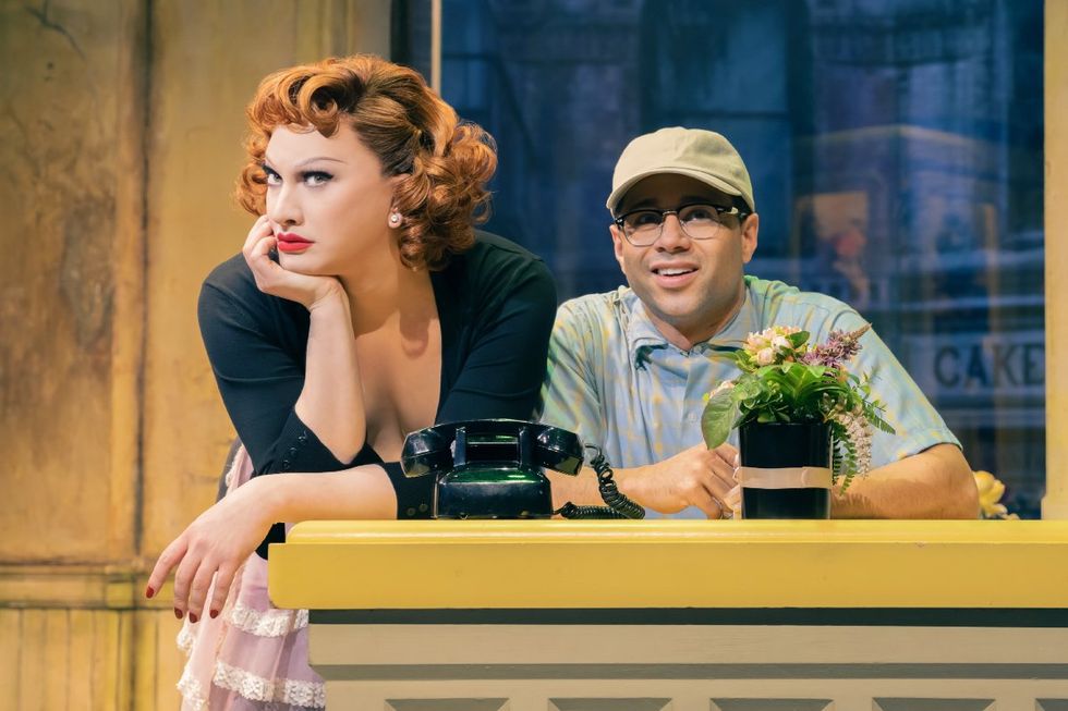 Jinkx Monsoon and Corbin Bleu in Little Shop of Horrors
