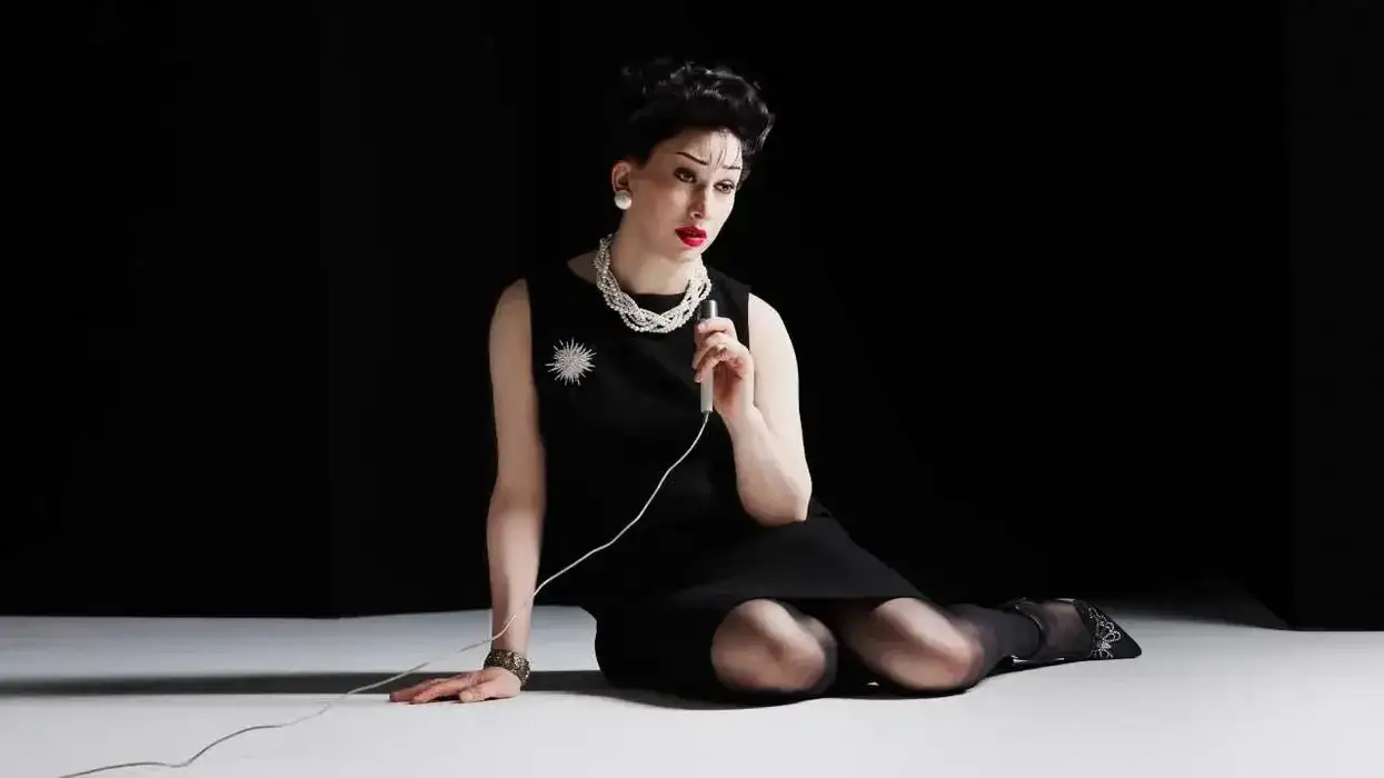 Jinkx Monsoon on stage as Judy Garland