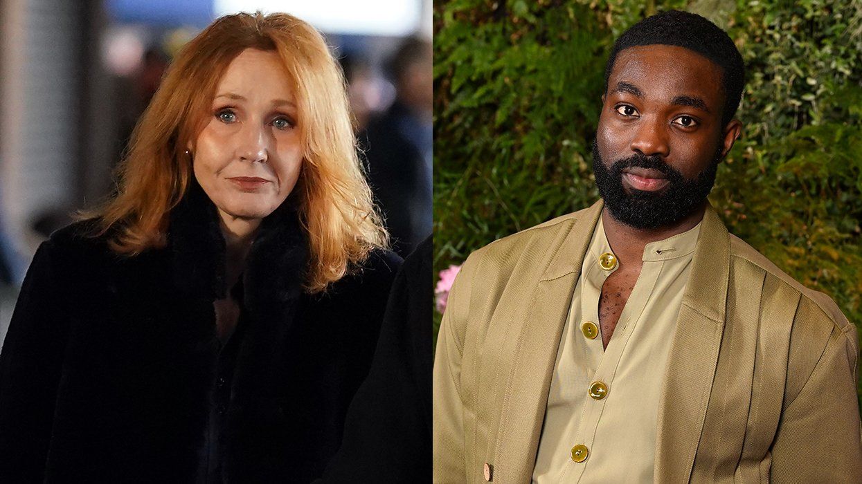 JK Rowling Guinness Six Nations match Scottish Gas Murrayfield Stadium Edinburgh 2024 Paapa Essiedu Vogue Netflix BAFTA Television Awards 2024