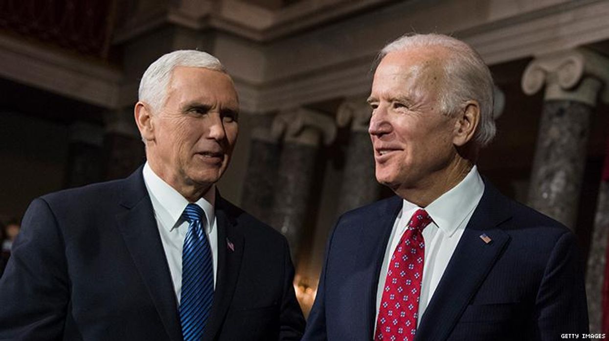 Joe Biden called anti-LGBTQ+ Vice President Mike Pence "a decent guy."