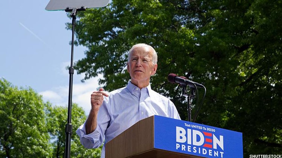 Joe Biden came out swinging in support of LGBTQ+ service members and slamming Trump for allegedly denigrating fallen soldiers as "losers" and "suckers"