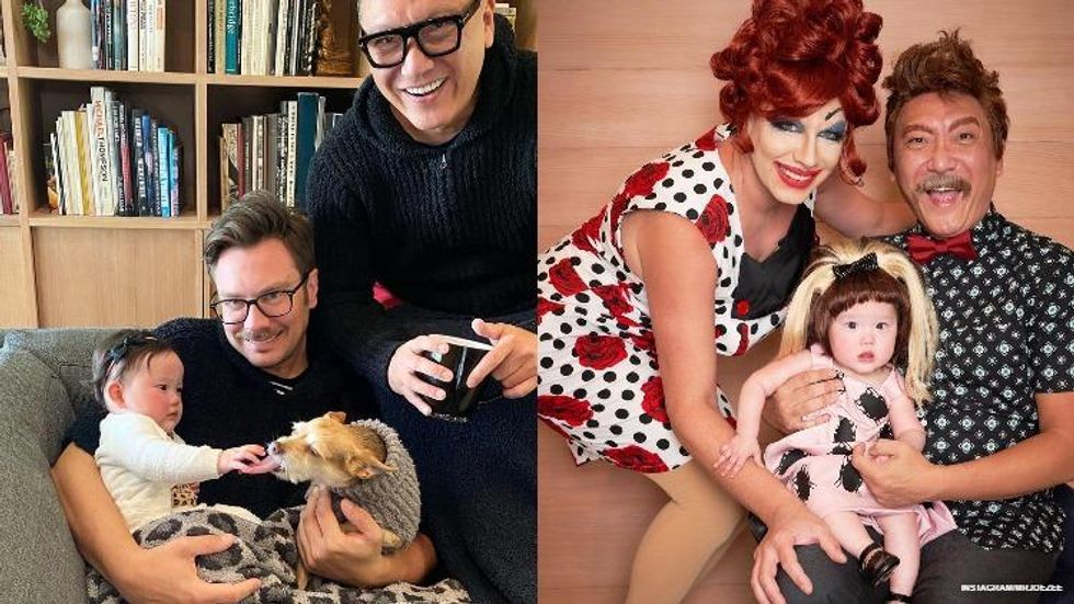 Joe Zee, Rob Younkers, and Vivian Magic Younkers-Zee