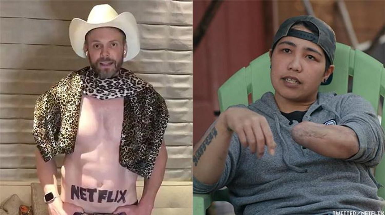 Joel McHale and Saff in Netflix new Tiger King Special