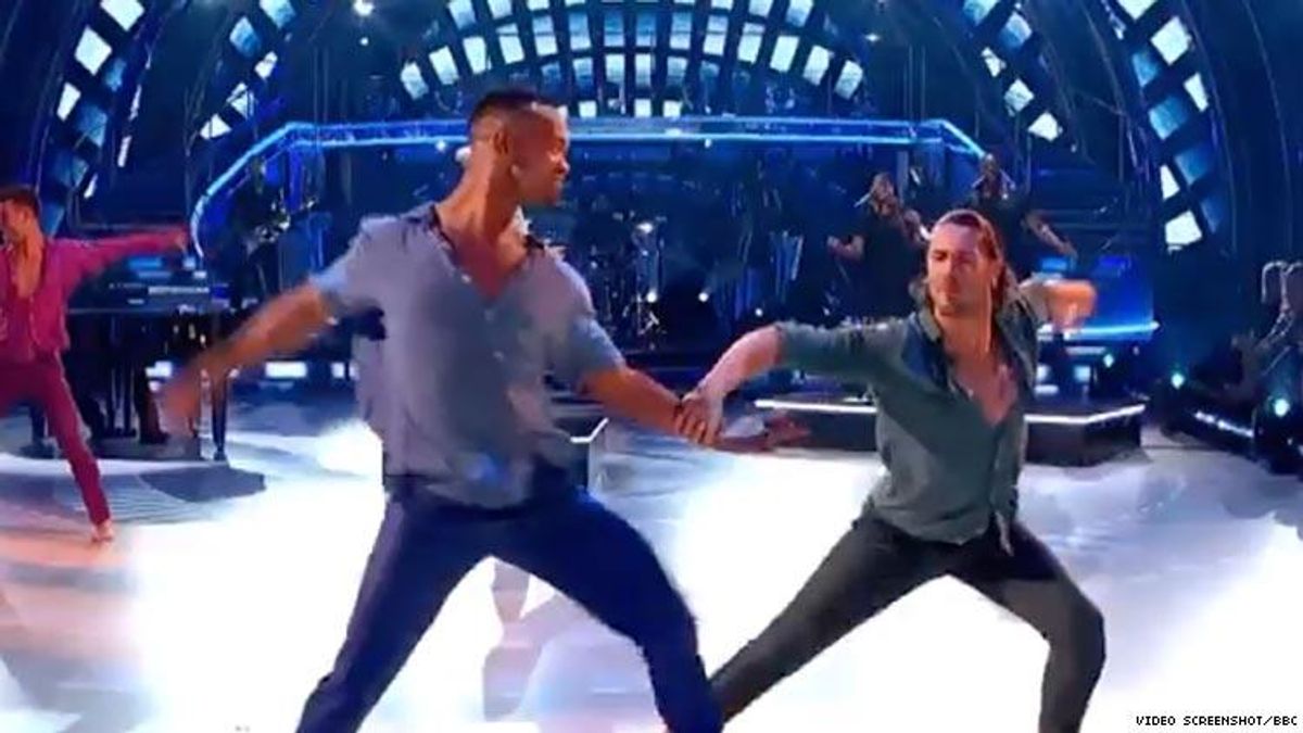 Johannes and Graziano dancing on Strictly Come Dancing.