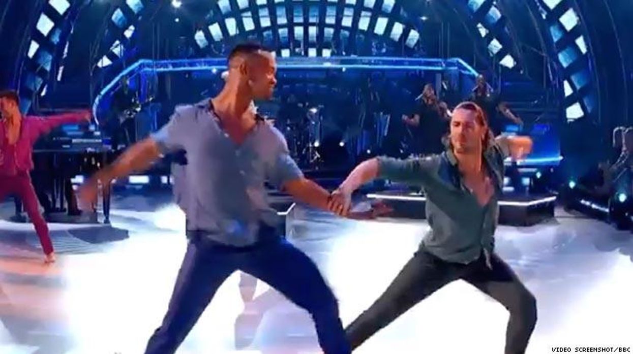 Johannes and Graziano dancing on Strictly Come Dancing.