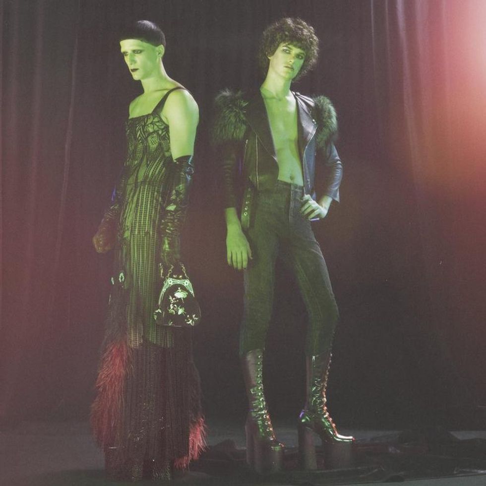 "John and Carlos, Youth"