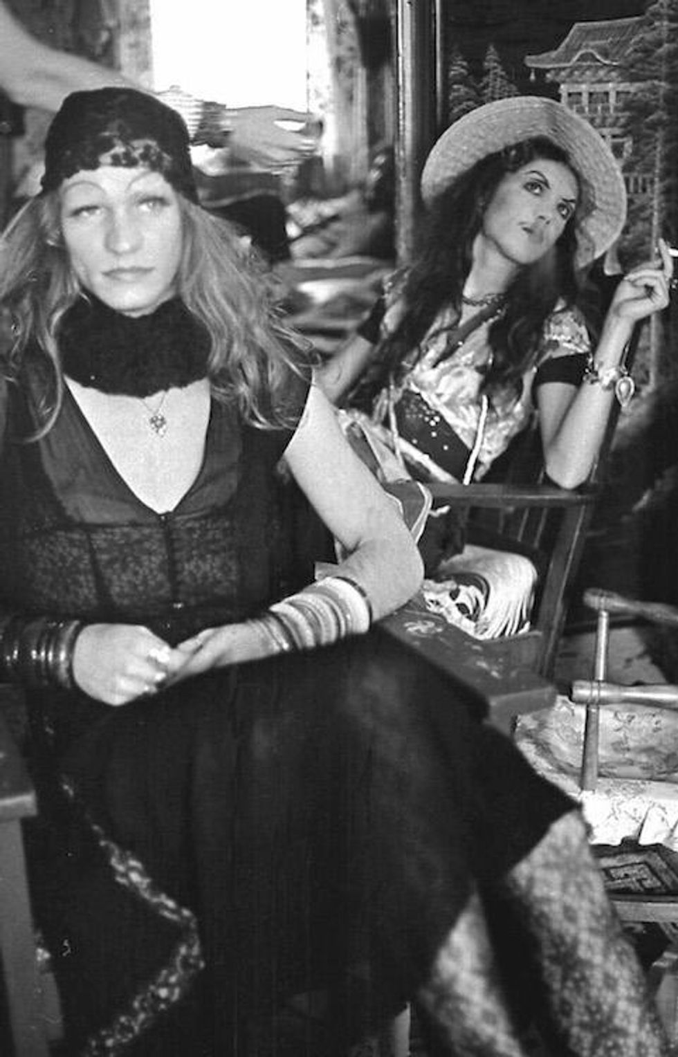 John and Link, Cockette House, 1971