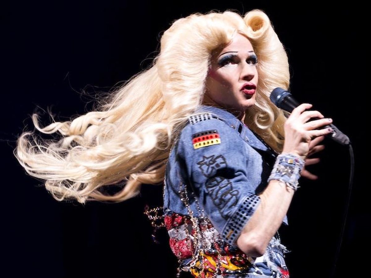 John Cameron Mitchell Hedwig Broadway Photograph by Joan Marcus