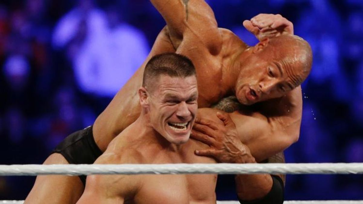 John Cena Tells the Rock to 'Clean His Butt' On TV (Watch)