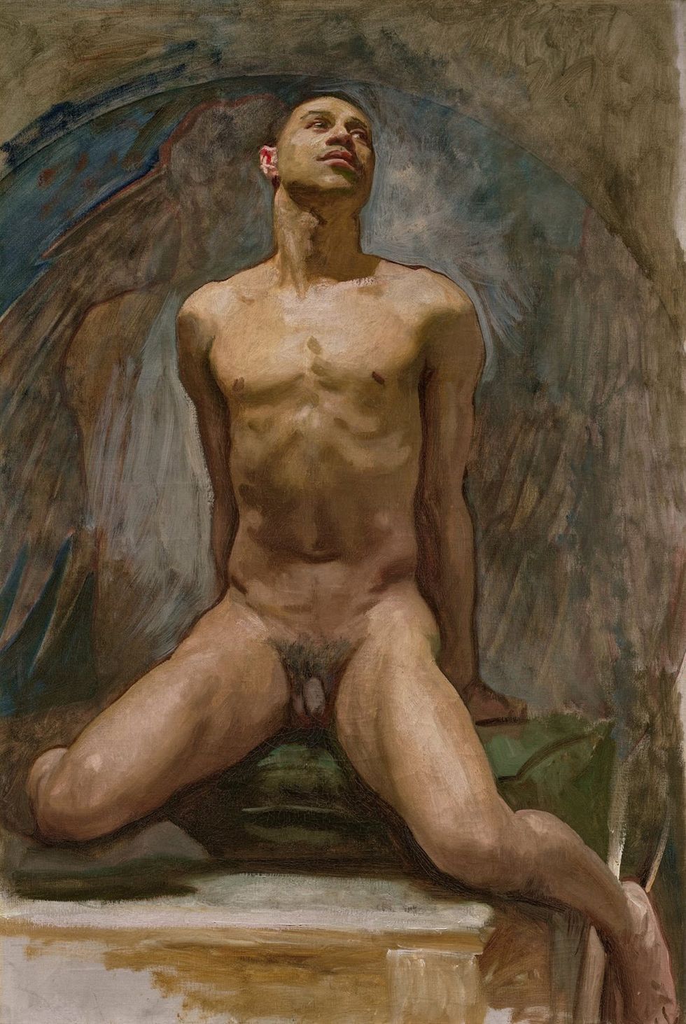 JOHN SINGER SARGENT\u200b painting \u200bNude study Thomas E. McKeller