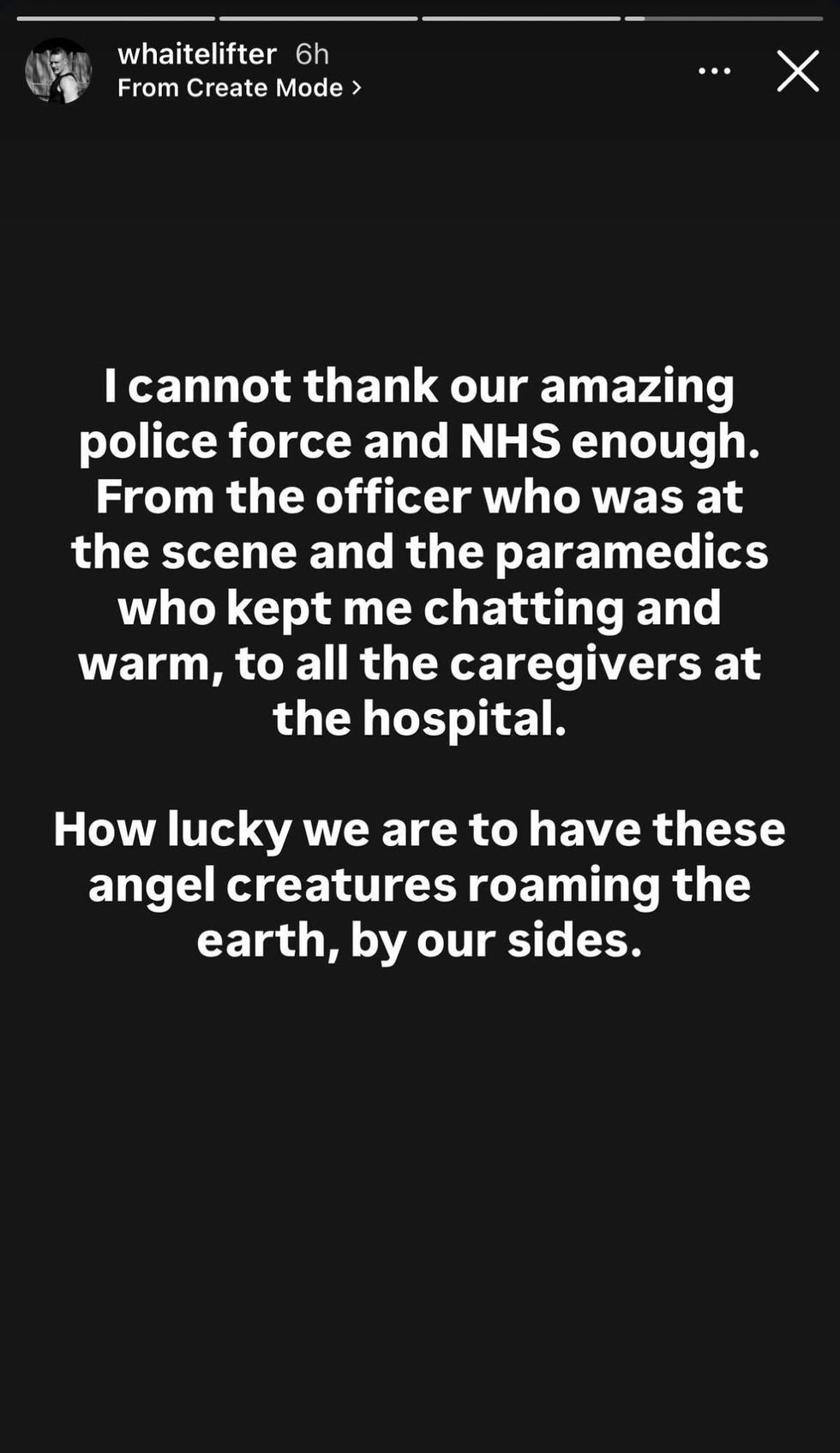 John Whaite via Instagram Story