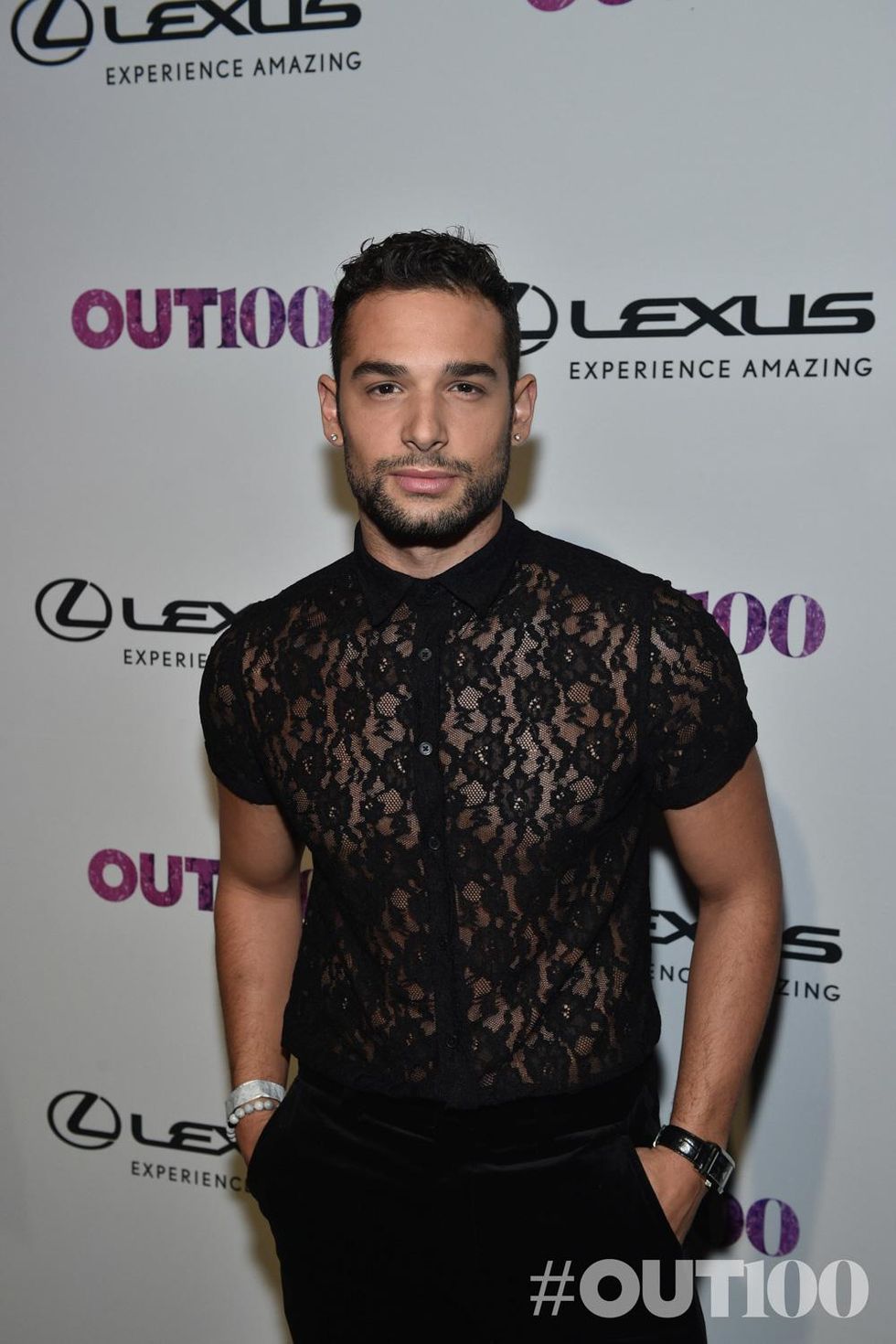 Johnny Sibilly at The 2017 OUT100 Gala