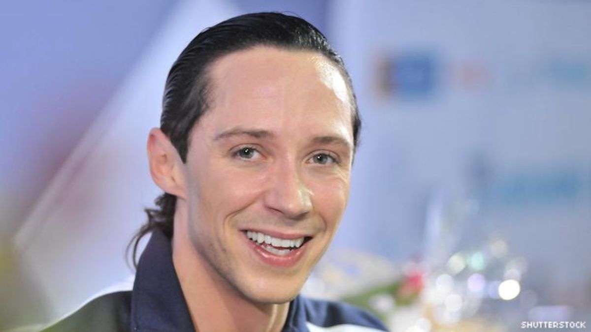 Johnny Weir in a photo. 