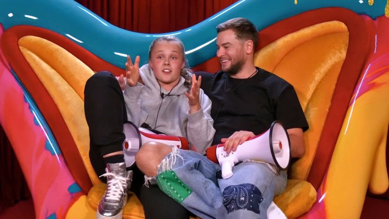 JoJo Siwa and Chris Hughes on Celebrity Big Brother UK season 24