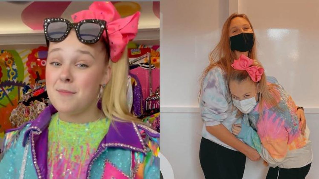 JoJo Siwa and her girlfriend.