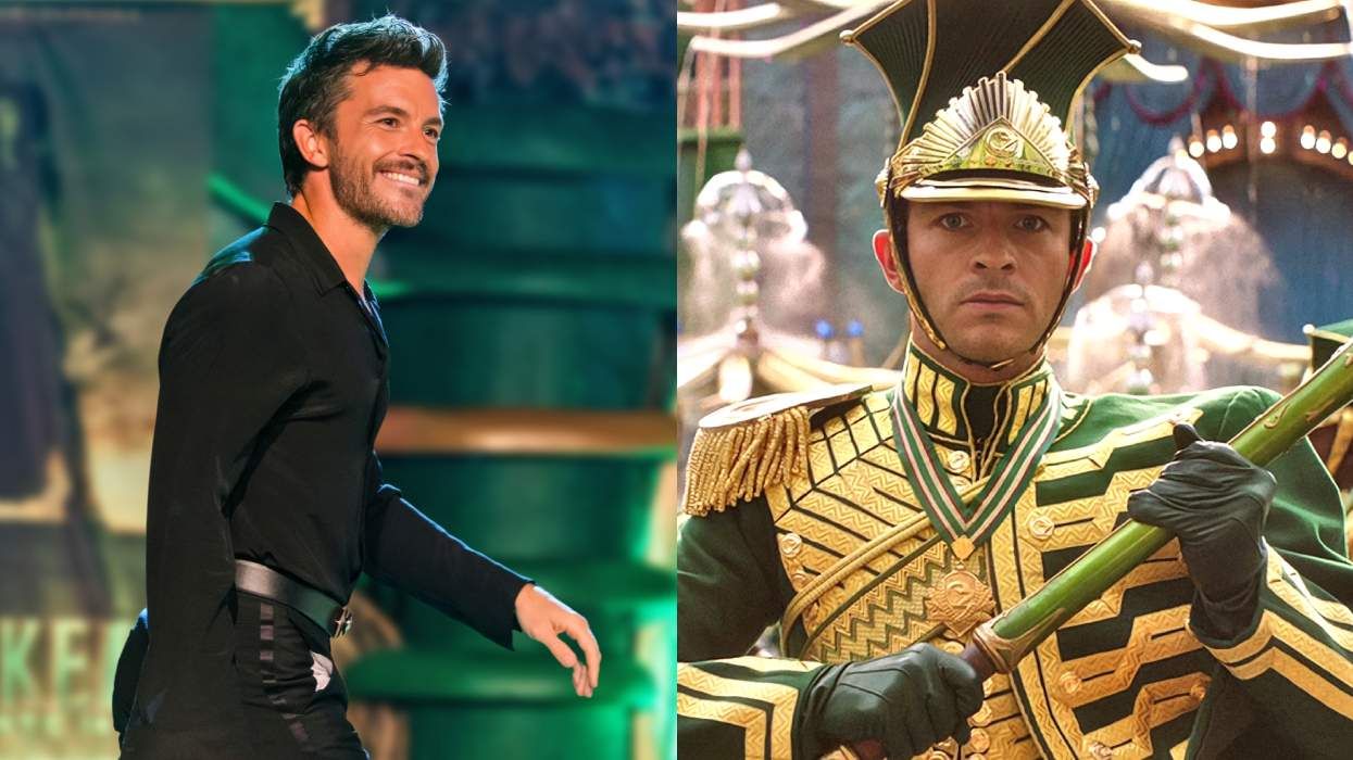 Jonathan Bailey at a Wicked For Good premiere event in Brazil; Jonathan Bailey as Fiyero in Wicked For Good