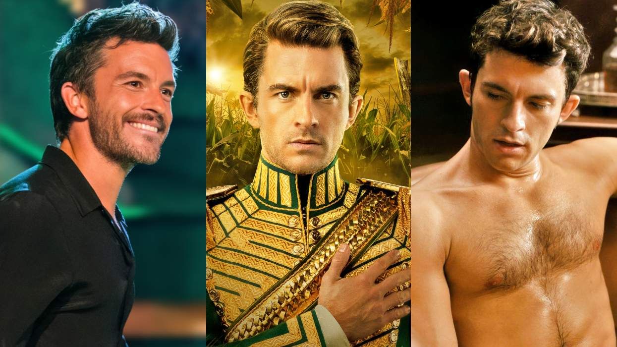 Jonathan Bailey at the Wicked: For Good premiere event in São Paulo, Brazil; as Fiyero in Wicked: For Good poster; as Anthony Bridgerton on Bridgerton