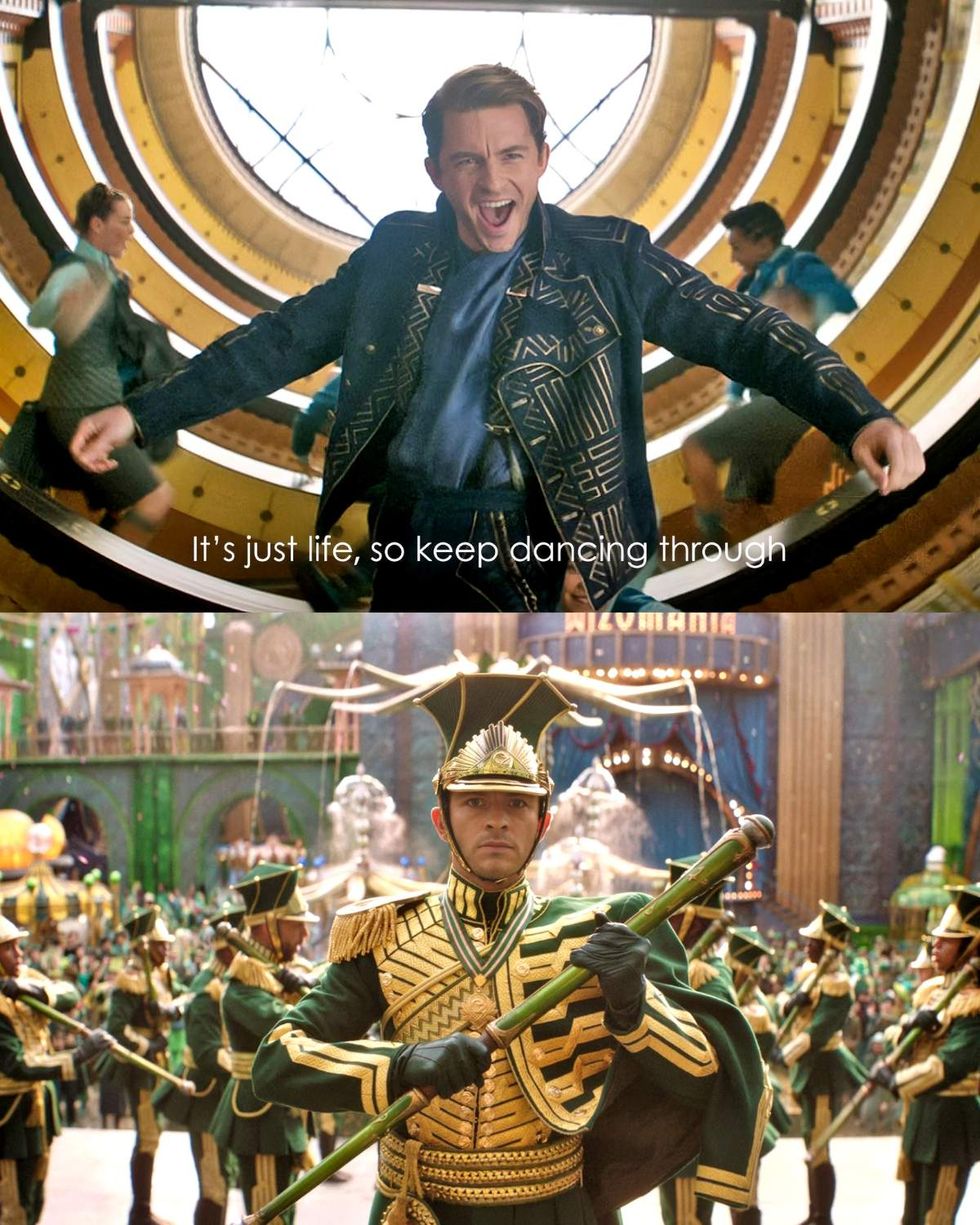 Jonathan Bailey in \u200b\u200b\u200bthe Wicked movie and Wicked: For Good