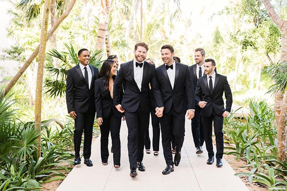 Jonathan Bennett and James Vaughn Wedding photos