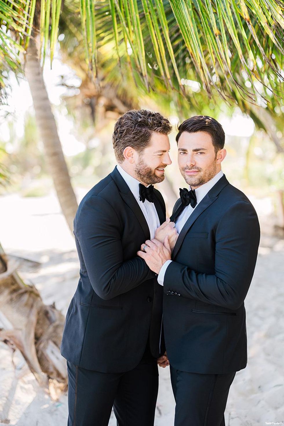 Jonathan Bennett and James Vaughn Wedding photos