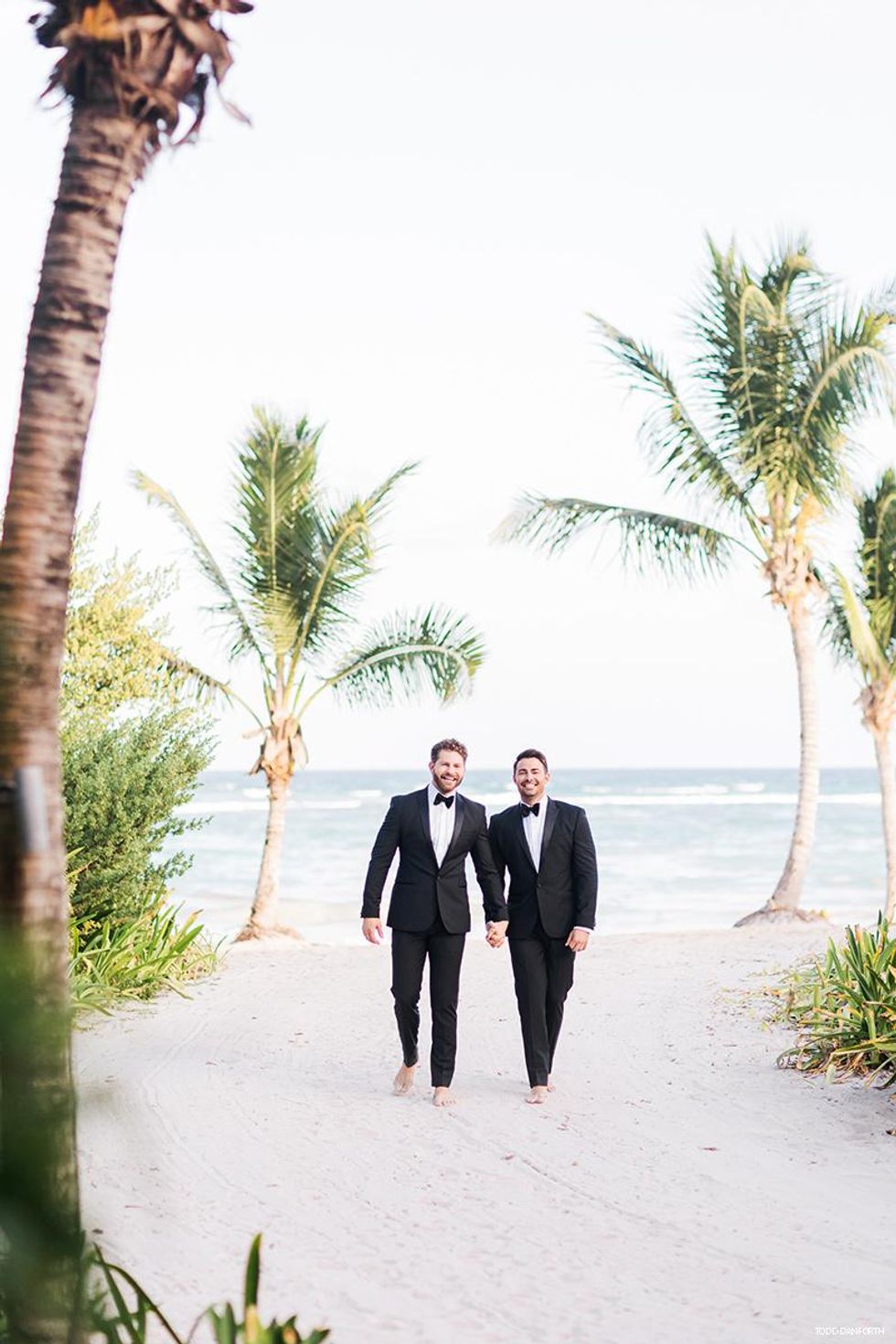 Jonathan Bennett and James Vaughn Wedding photos
