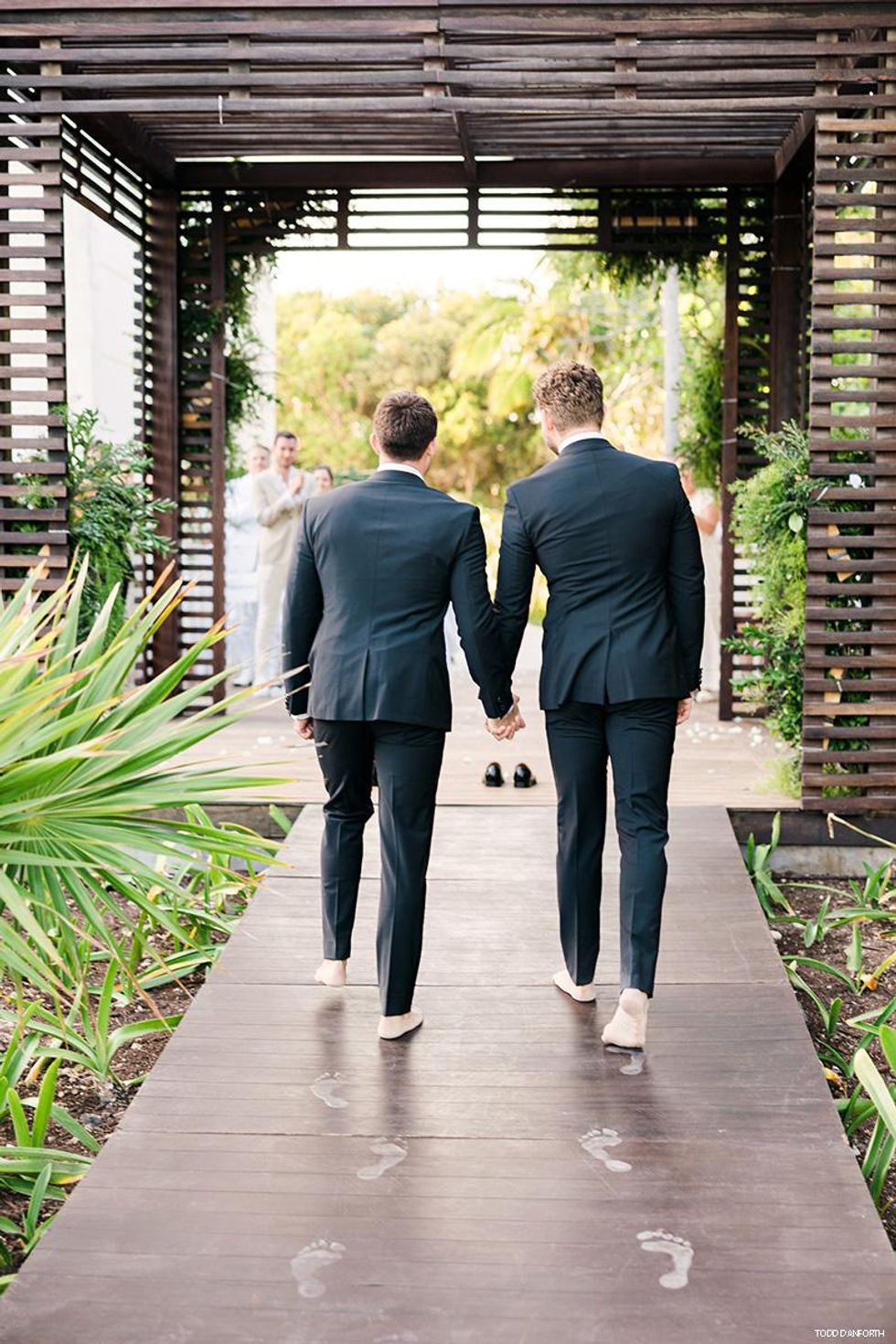 Jonathan Bennett and James Vaughn Wedding photos