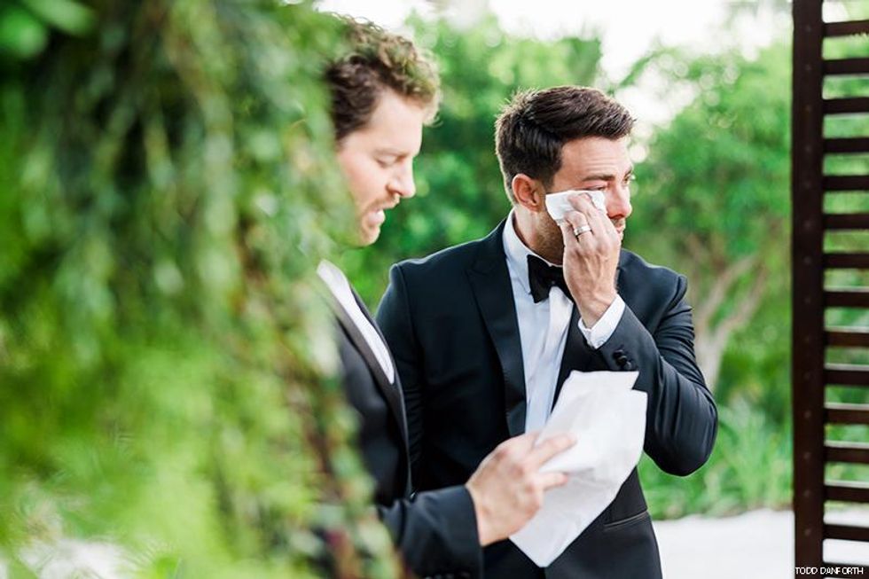Jonathan Bennett and James Vaughn Wedding photos