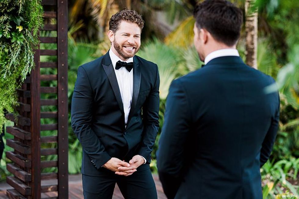 Jonathan Bennett and James Vaughn Wedding photos