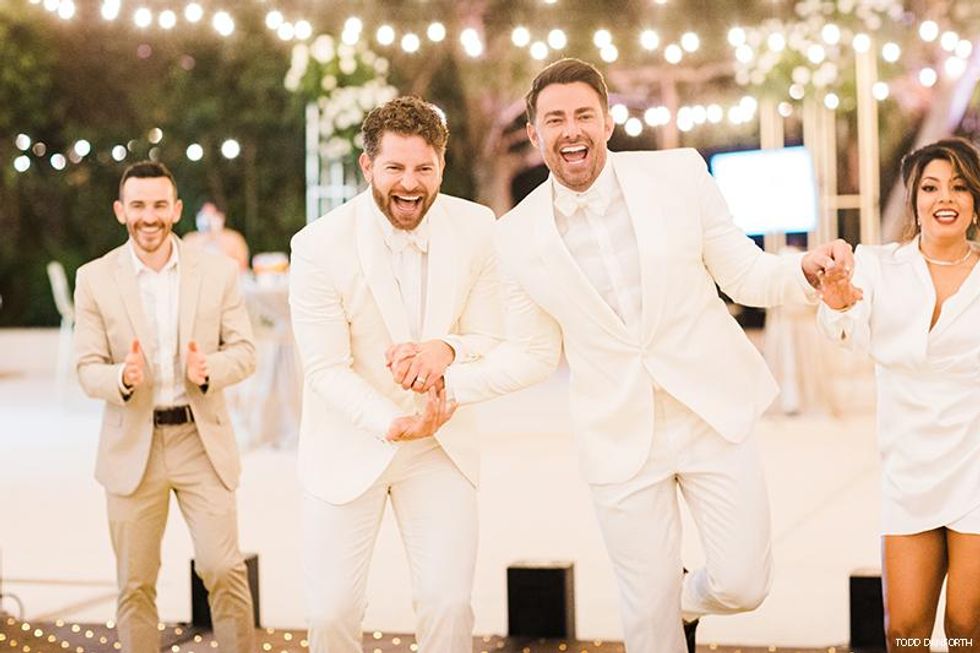 Jonathan Bennett and James Vaughn Wedding photos