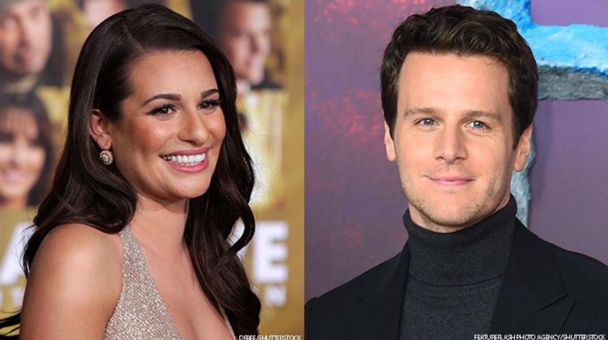 jonathan groff and lea michele