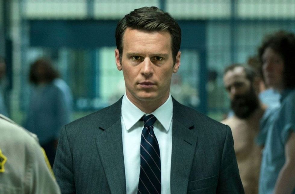 Jonathan Groff as Holden Ford on Mindhunter