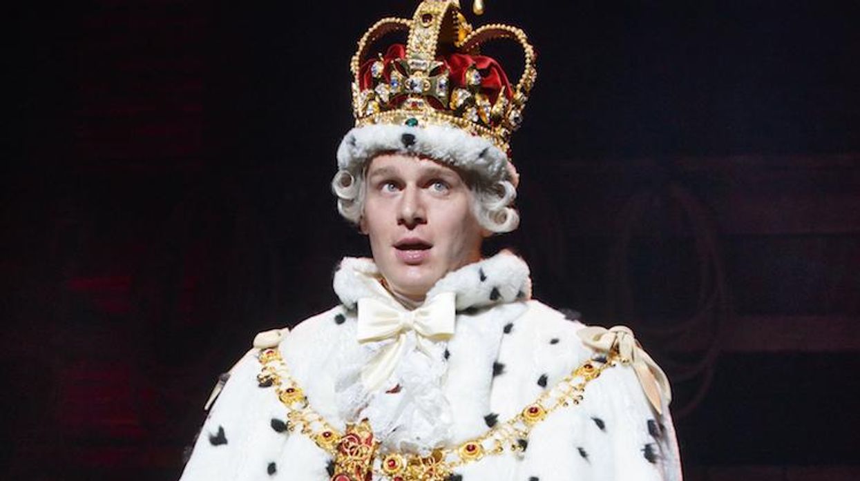 Jonathan Groff in Hamilton on Broadway