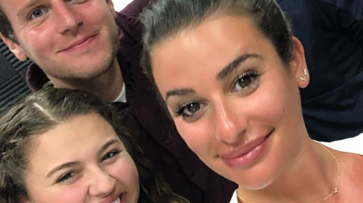 Jonathan Groff Lea Michele Spring Awakening Parkland Students