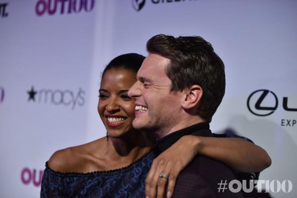 Jonathan Groff (right)