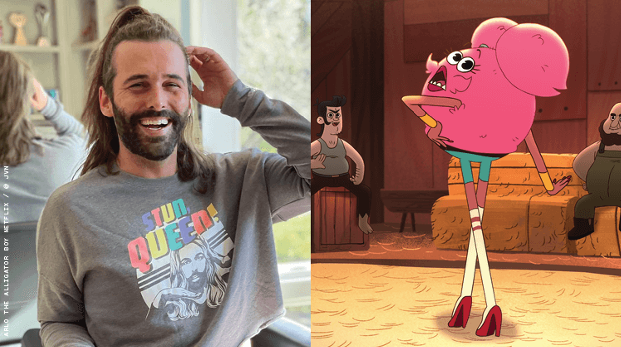 Jonathan Van Ness and Furlecia