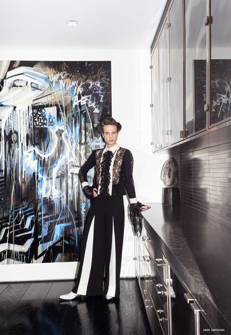 Jordan Roth photographed by Sean Santiago.