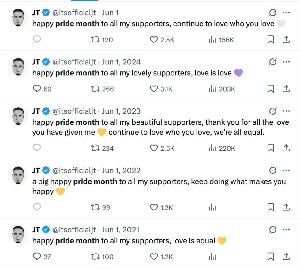 Jordan Torres aka JT via X/Twitter