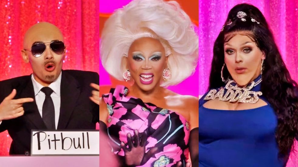 Jorgeous; RuPaul; Mistress Isabelle Brooks on RuPaul's Drag Race All Stars 10 episode 10
