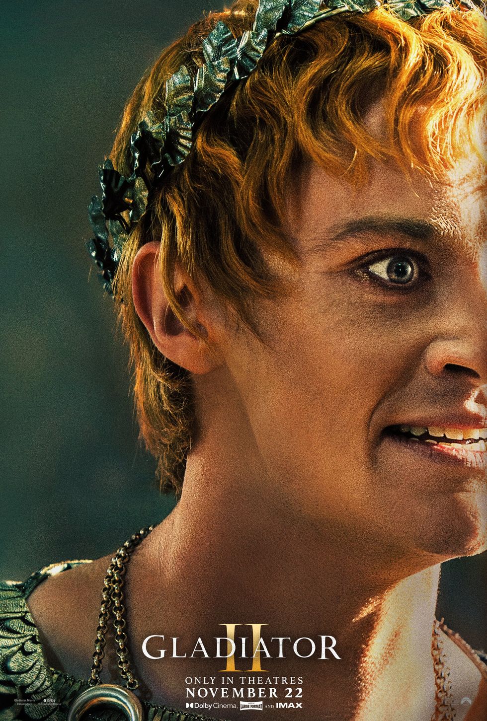 Joseph Quinn as Emperor Geta